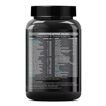 Muscleblaze Mb-Vite Multivitamin Unflavoured Tablet 120