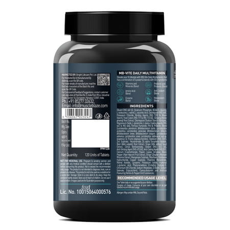 Muscleblaze Mb-Vite Multivitamin Unflavoured Tablet 120