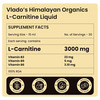 Vlado's Himalayan Organics L Carnitine Liquid 3000Mg I For Men & Women I Strawberry Flavor - 450 Ml