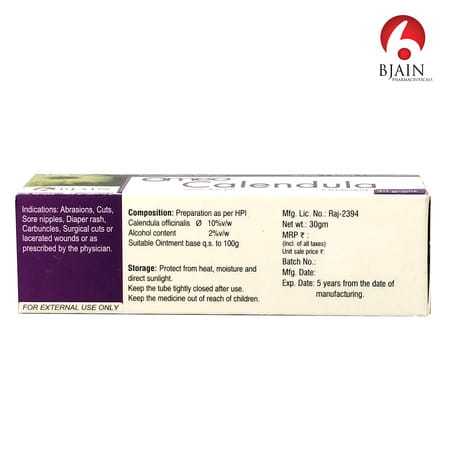Bjain Omeo Homeopathic Calendula Ointment - 30gm