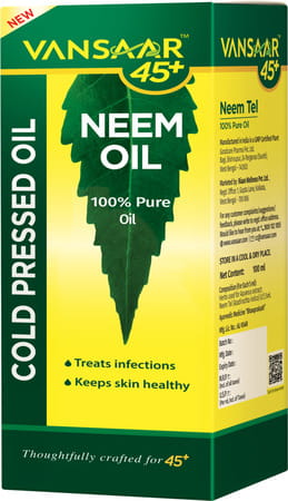 New Vansaar 45+ Neem Oil Bottle Of 100ml