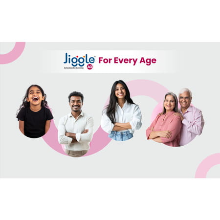 Jiggle Ag Ashwagandha Gummies I Stress Relief Adoptogen Ashwagandha|Cranberry-Mint Flavour I 30 N