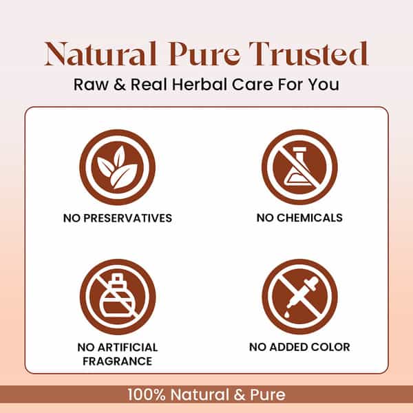 Raw Tatva Reetha Powder For Hair Cleansing| Scalp Purification & Natural Shine | 100G