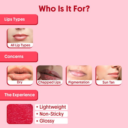 Aravi Organic Beetroot Tinted Lip Balm With Spf 50 Pa+++ | 5 Gm