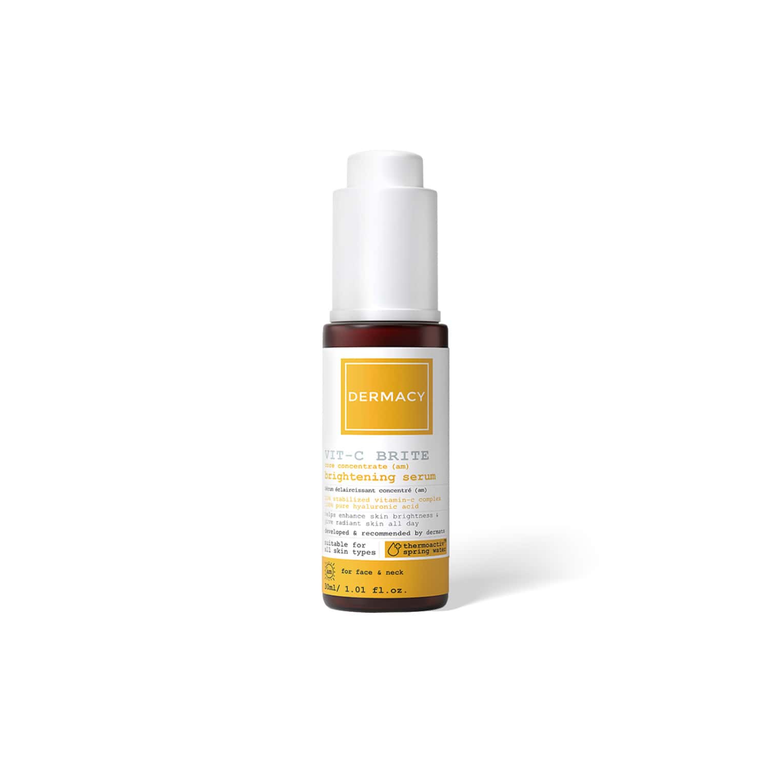 Dermacy Vit - C Brite Core Concentrate (am) Brightening Serum | All Skin Types | 30 Ml