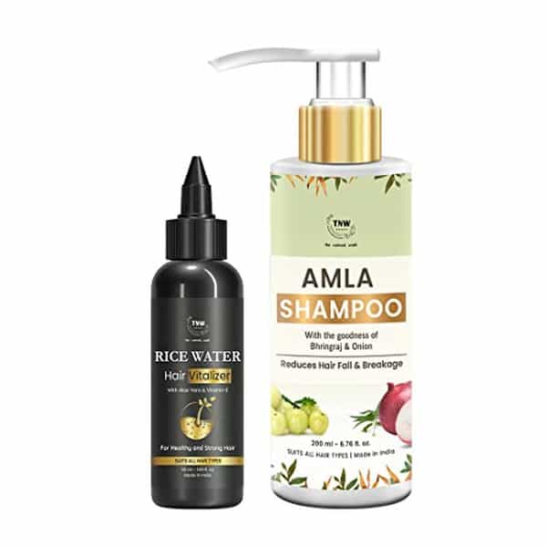 Tnw The Natural Wash Combo With Amla Shampoo And Hair Vitalizer