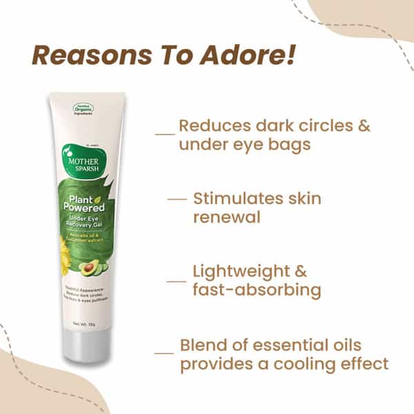 Mother Sparsh Plant Powered Under Eye Recovery Gel 15 G