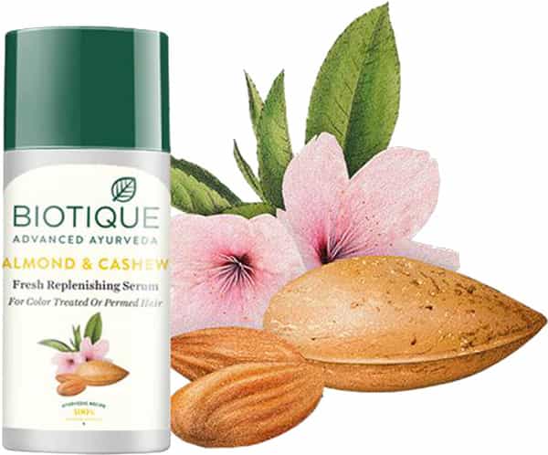 Biotique Bio Almond Cashew Fresh Replenishing Hair Serum 40 Ml