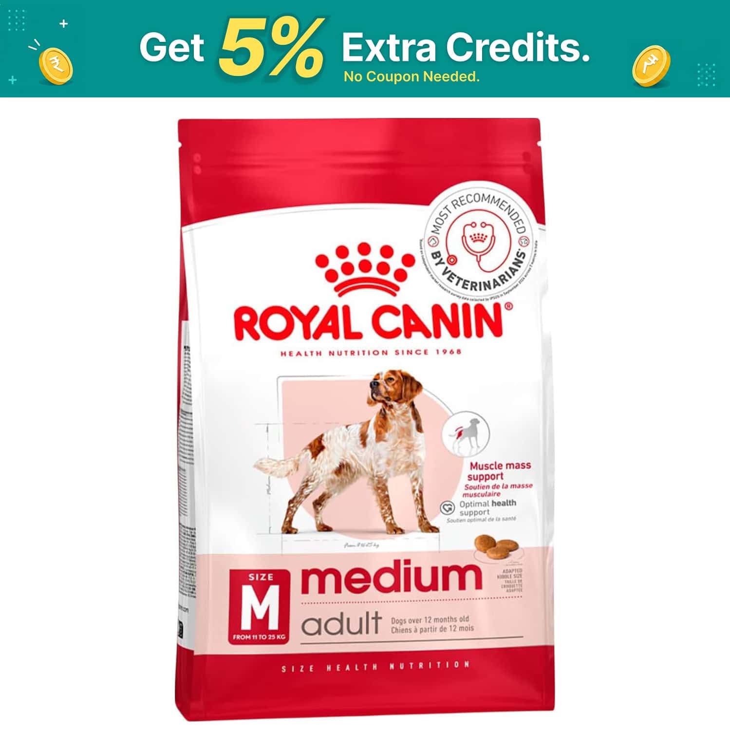 Royal Canin Medium Adult Dog Food | 4 Kg | Dry Food