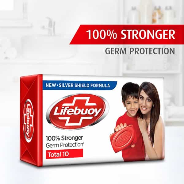 Lifebuoy Total10 Germ Protection Bathing Soap(125G X 7)