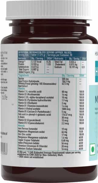 Healthkart Hk-Vitals Multivitamin Supplements 90 Tablets