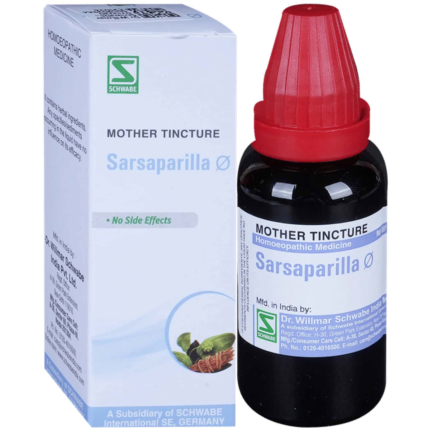 Dr. Willmar Schwabe India Sarsaparilla Mother Tincture Q 30 Ml