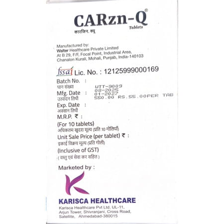 Carzn Q Strip Of 10 Tablets