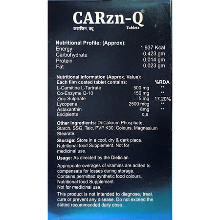 Carzn Q Strip Of 10 Tablets