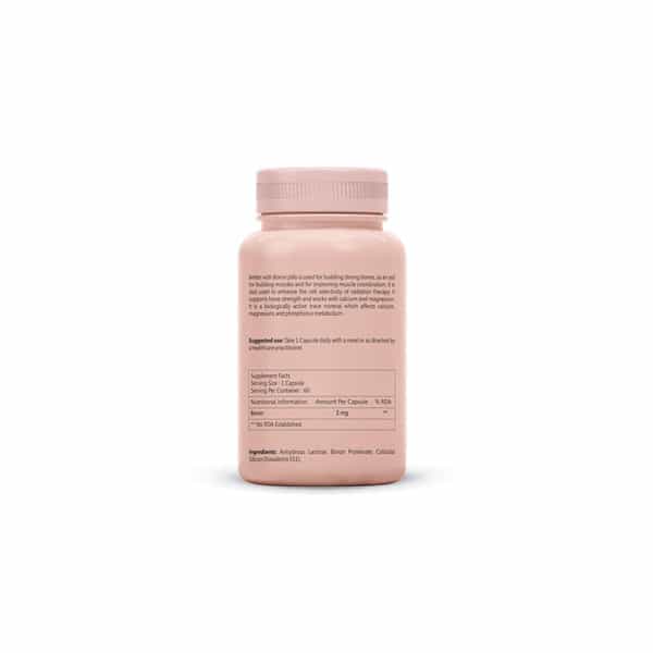 Sheneed Boron Supplement(3 Mg)-Better Muscle Coordination & Maintain Estrogen Level-60 Capsule