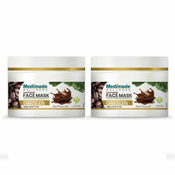 Medimade Caffeine Face Mask - 250 Gm X 2 ( Pack Of 2 )