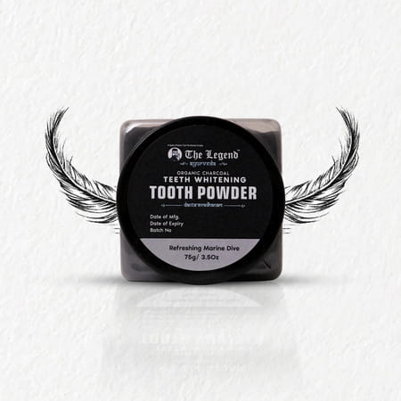 The Legend Charcoal Tooth Powder 75g