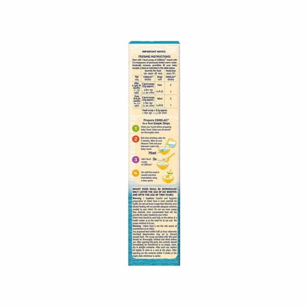 Nestle Cerelac Baby Food Milk Rice (From 6 Months) Box Of 300 G