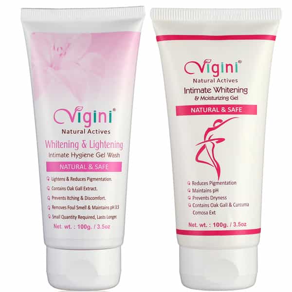 Vigini Vaginal V Whitening Tightening Feminine Hygiene Lubricant Vagina Hygiene Gel + Intimate Wash