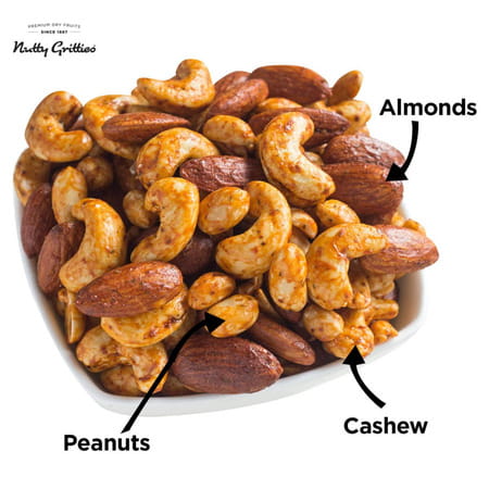 Nutty Gritties Thai Chilli Blend Trail Mix - 200g