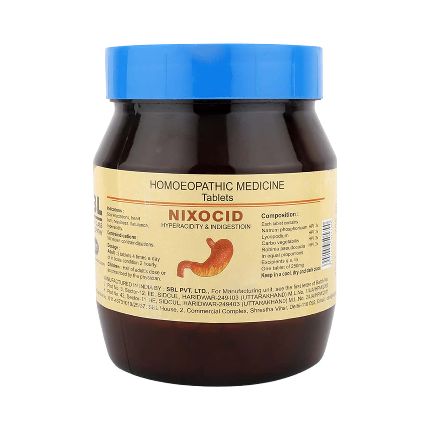 Sbl Nixocid Tablet 450 Gm