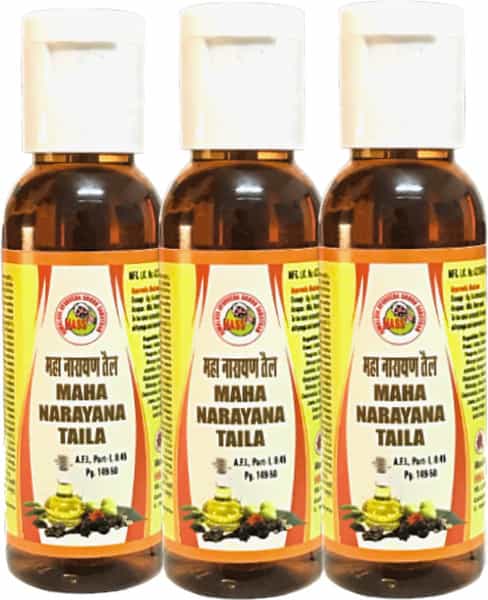 Hass Mahanarayana Taila 50 Ml Each X 3 Ayurvedic Pain Relief Oil