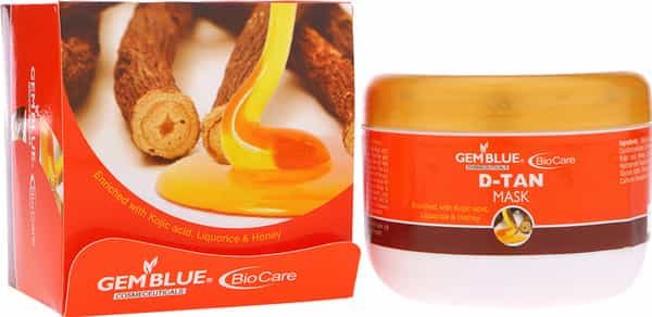 Gemblue Biocare Skin Treatment De Tan Mask | 315Ml