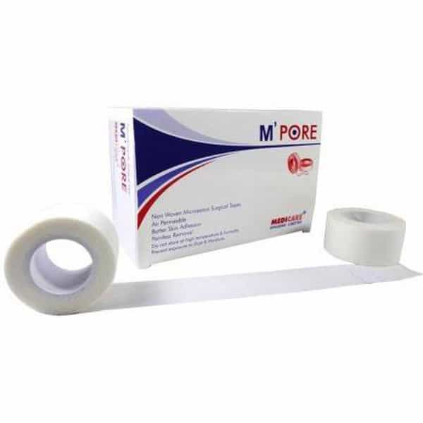 M'pore Surgical Tape (1 Inch) (Pack Of 4)
