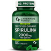 Carbamide Forte 100% Organic Spirulina Tablets 2000Mg Per Serving - 180 Tablets