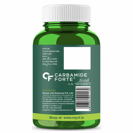 Carbamide Forte 100% Organic Spirulina Tablets 2000mg Per Serving - 180 Tablets