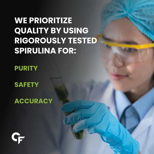 Carbamide Forte 100% Organic Spirulina Tablets 2000Mg Per Serving - 180 Tablets