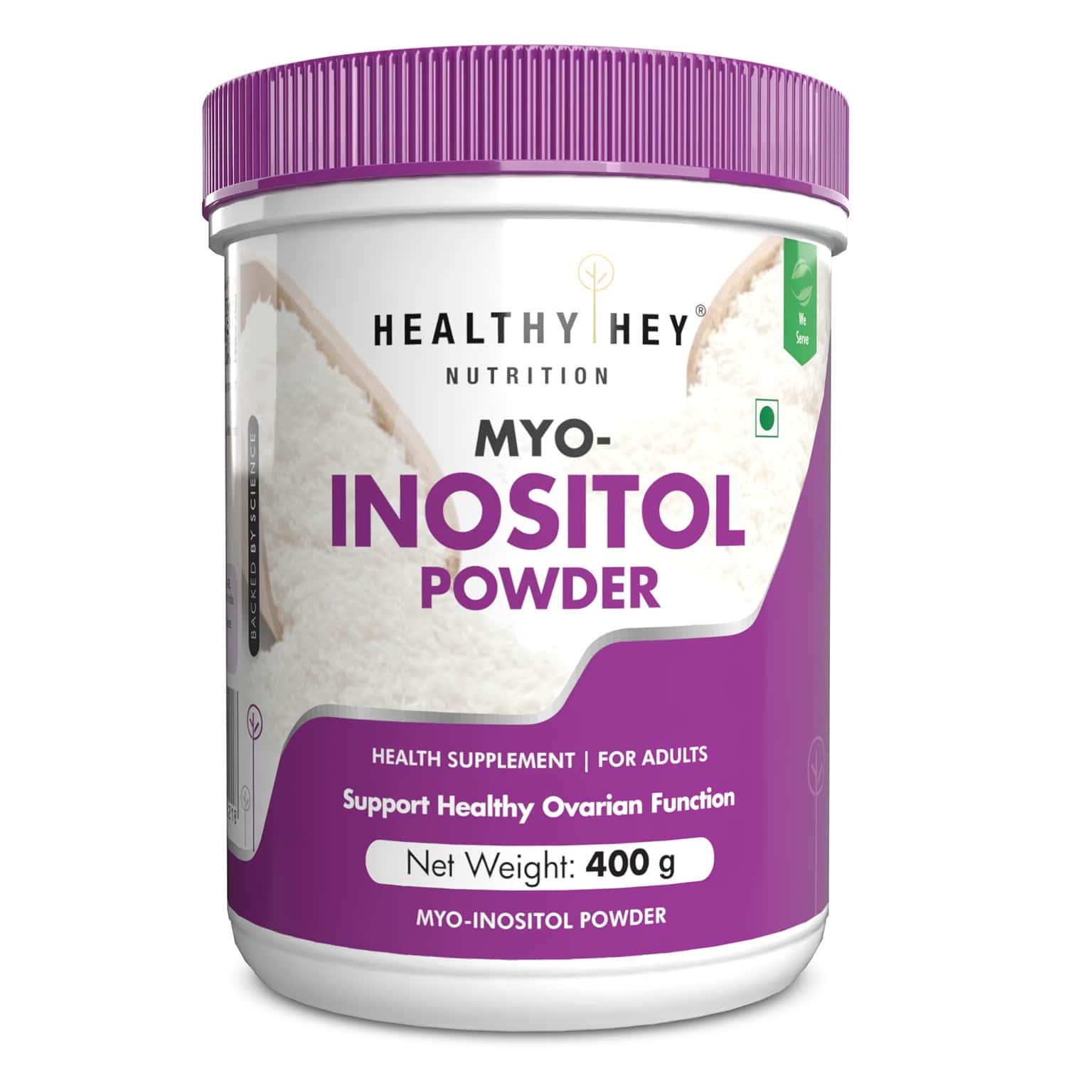 Healthyhey Nutrition 100% Pure Myo Inositol Powder (vitamin B8) 400gm Pack