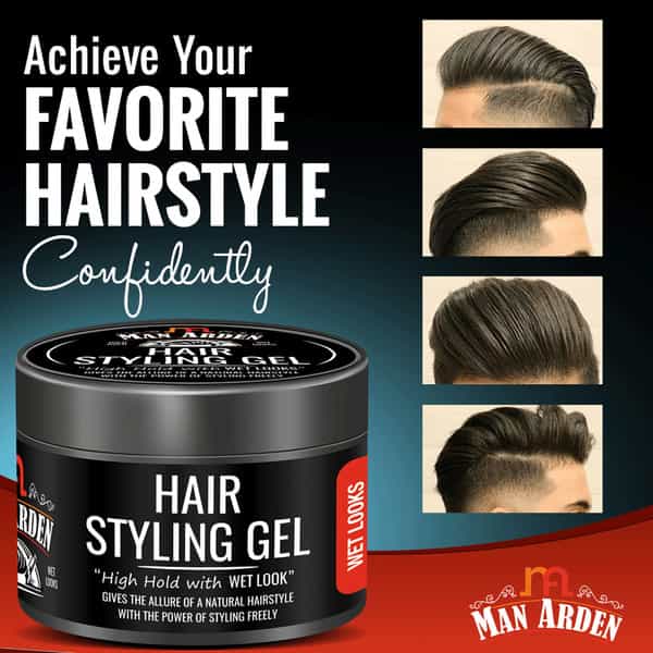 Man Arden Hair Styling Gel - High Hold With Wet Looks 50 G