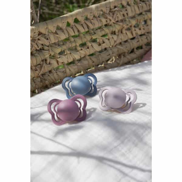 Bibs Couture Silicone Size 1 Dusky Lilac - 0+ Months