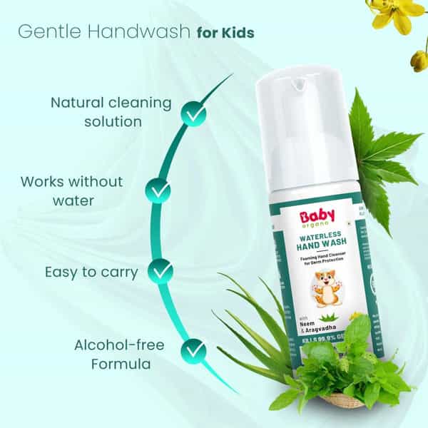 Babyorgano Waterless Hand Wash For Kids - 50Ml