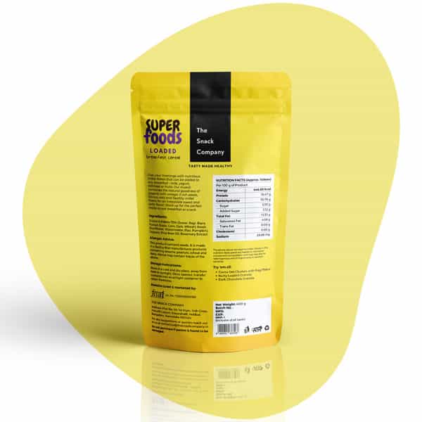 The Snack Company Crunchy Millet Muesli With Seeds & Grains | 5 Millets | 8 Grains Combo (2 X 400 G)
