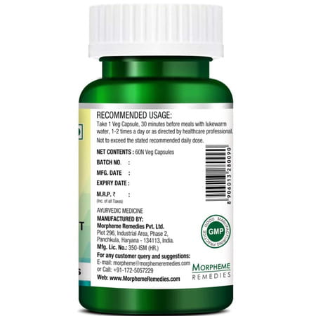 Morpheme Remedies Garcinia Cambogia For Weight Management | (60 Veg Capsules)
