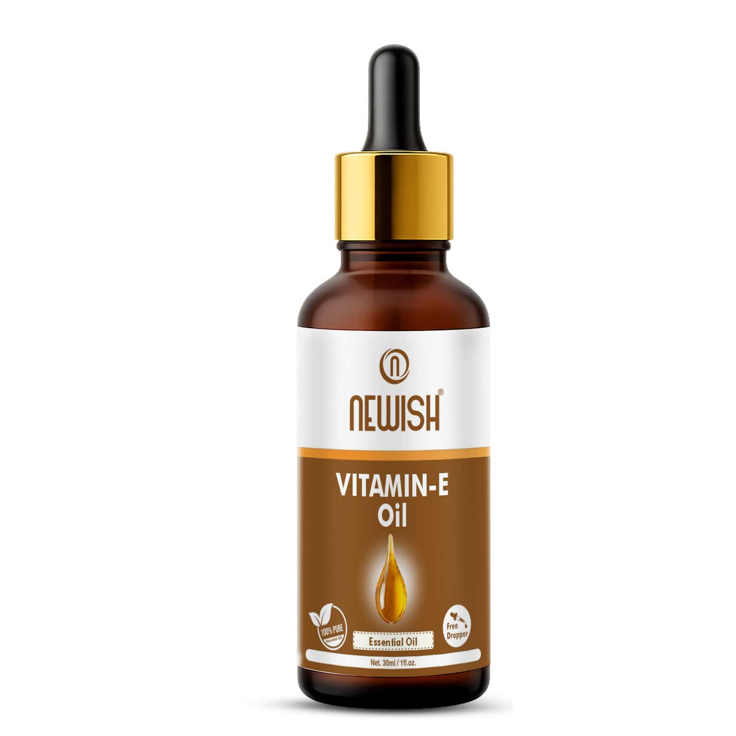 Newish Vitamin E Oil For Hair Growth Face Body Skin (Non Capsule) 30ml