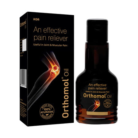 Orthomol Ayurvedic Pain Relief Oil For Joint Pain Muscular Pain - 50 Ml (Pack Of 1)