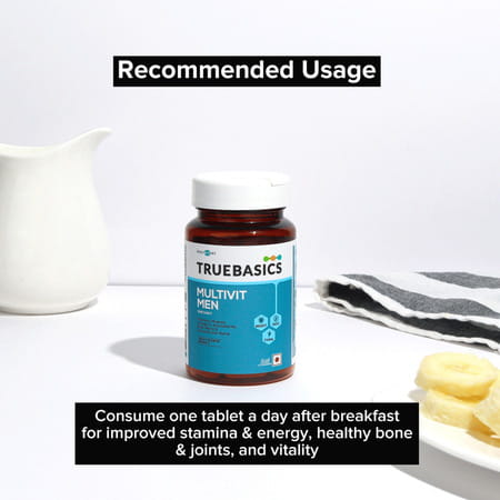 Truebasics Multivit Men Supplement 90 Tablets