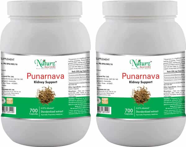 Naturz Ayurveda Punarnava 700 Capsules Value Pack Of 2