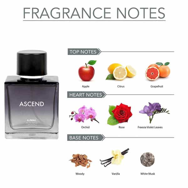Ajmal Ascend Edp 100Ml & Vibrant Ether Edt 250Ml For Unisex Pack Of 2 (Total 350Ml)