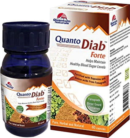 Quantum Naturals Quanto Diab Forte Capsules - 60 Capsules