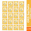 Dr. Morepen Ors Powder Sachets | Liquid Hydration Drink | Orange Flavour Pack Of 20 - 21.5Gm Each
