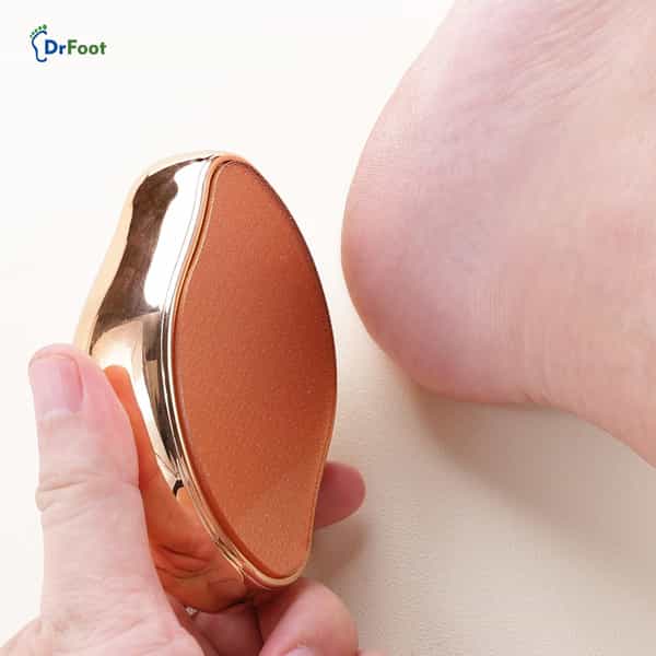 Dr Foot Glass File Callus Remover | For Feet, Dead Skin, Callus Remover|Nano Glass Crystal|Rose Gold