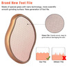 Dr Foot Glass File Callus Remover | For Feet, Dead Skin, Callus Remover|Nano Glass Crystal|Rose Gold