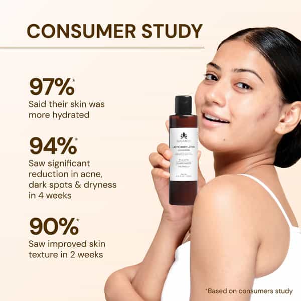 Suganda Lactic Body Lotion Unscented 200Ml