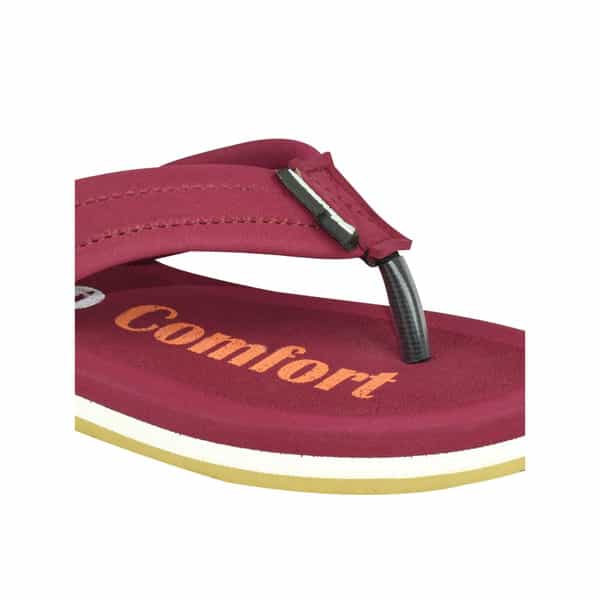 Ortho Cheer Women's Orthopedic And Diabetic Care Super Soft Slippers | Maroon | Size 5 -1 Pair