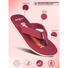 Ortho Cheer Women's Orthopedic And Diabetic Care Super Soft Slippers | Maroon | Size 5 -1 Pair
