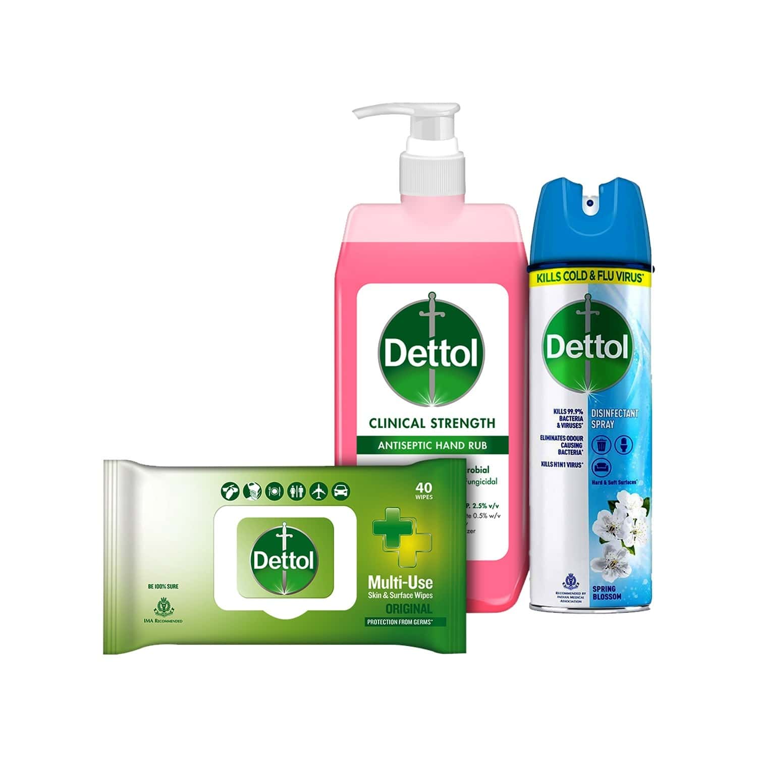 Buy Dettol Clinical Strength Antiseptic Hand Sanitizer 500ml With